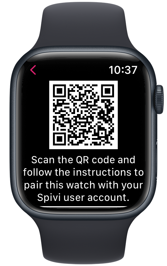 Apple Watch Spivi account pairing Spivi